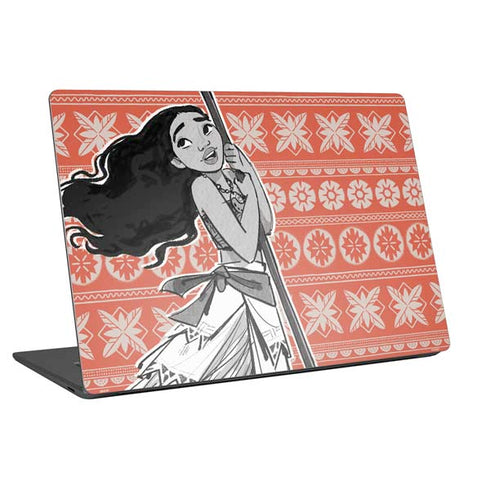 Disney Moana Character Tropical Print Art Universal Laptop 16in (13 x 9.4in) Skin